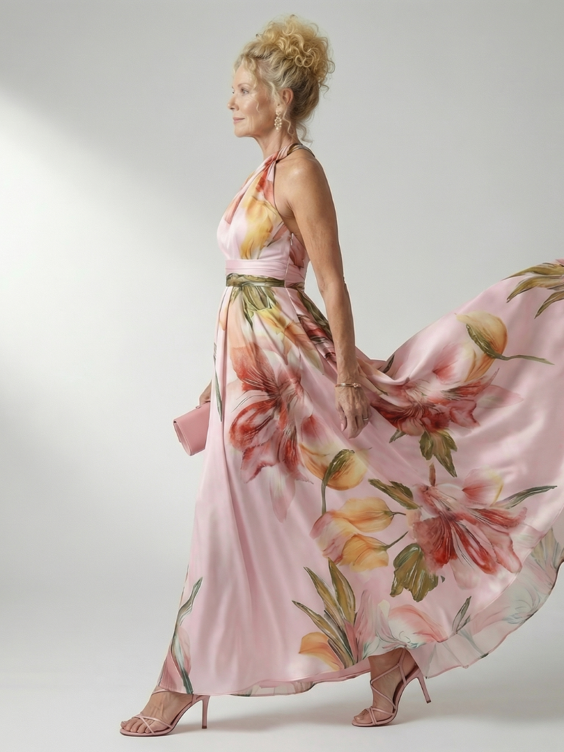 DELACROIX | Robe Maxi Fleurie Légère Amiel