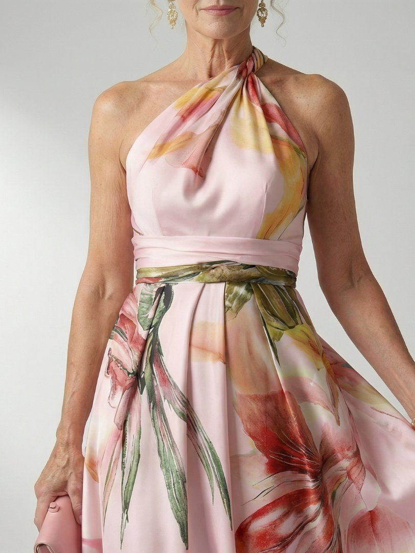 DELACROIX | Robe Maxi Fleurie Légère Amiel