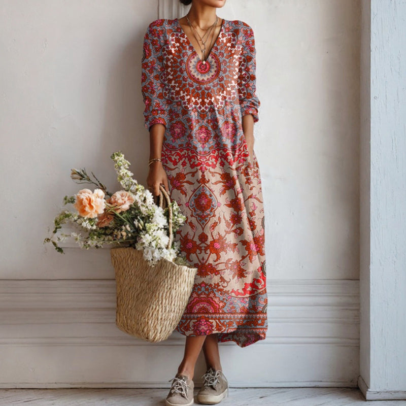 Robe De Style Ethnique Vintage