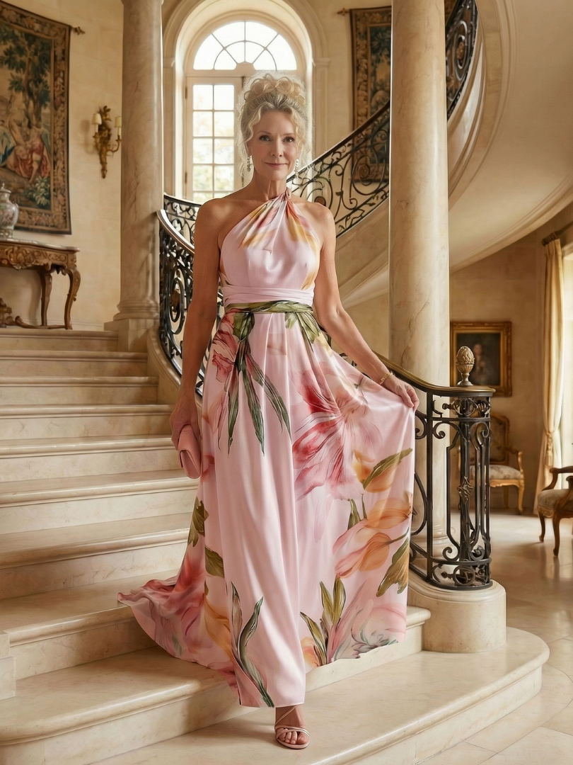 DELACROIX | Robe Maxi Fleurie Légère Amiel