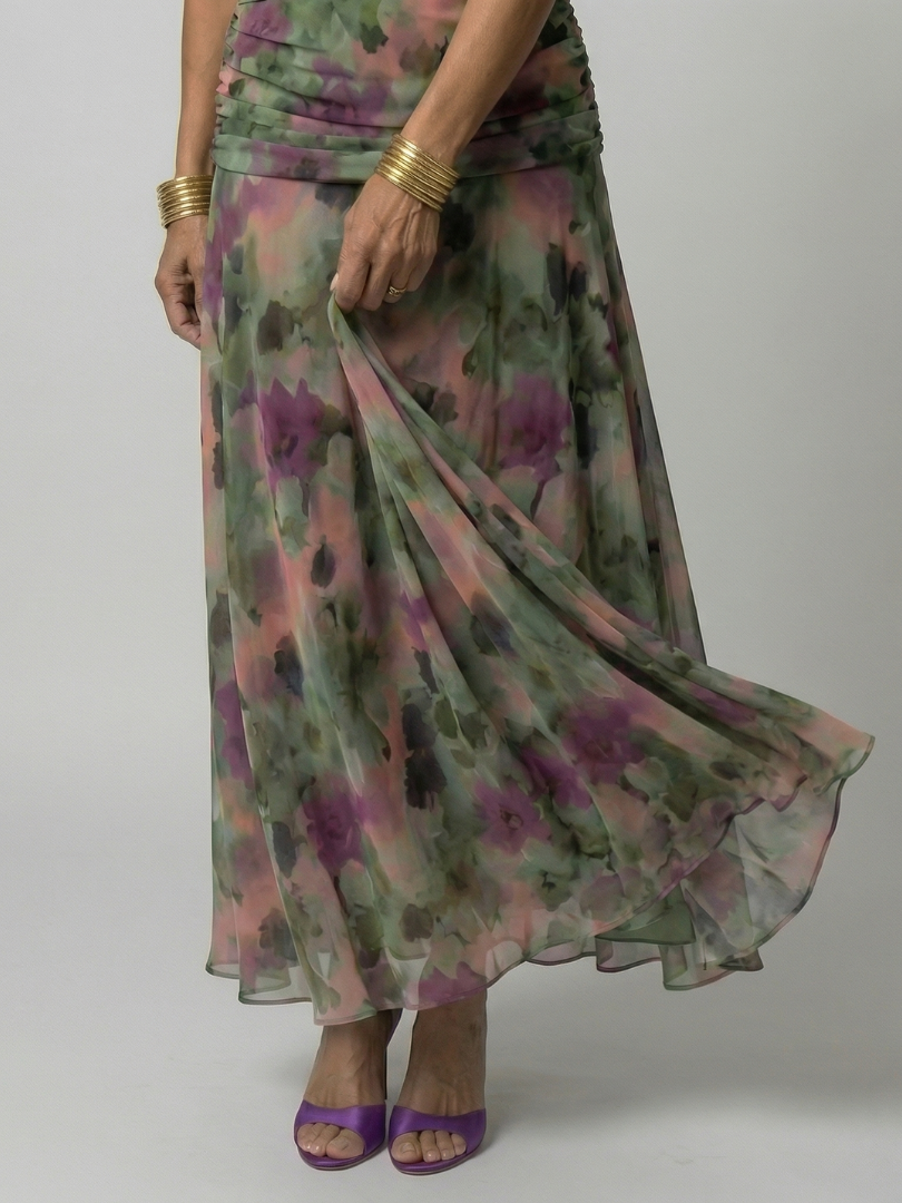 DELACROIX | Robe Midi Décontractée à Épaules Dénudées Calen