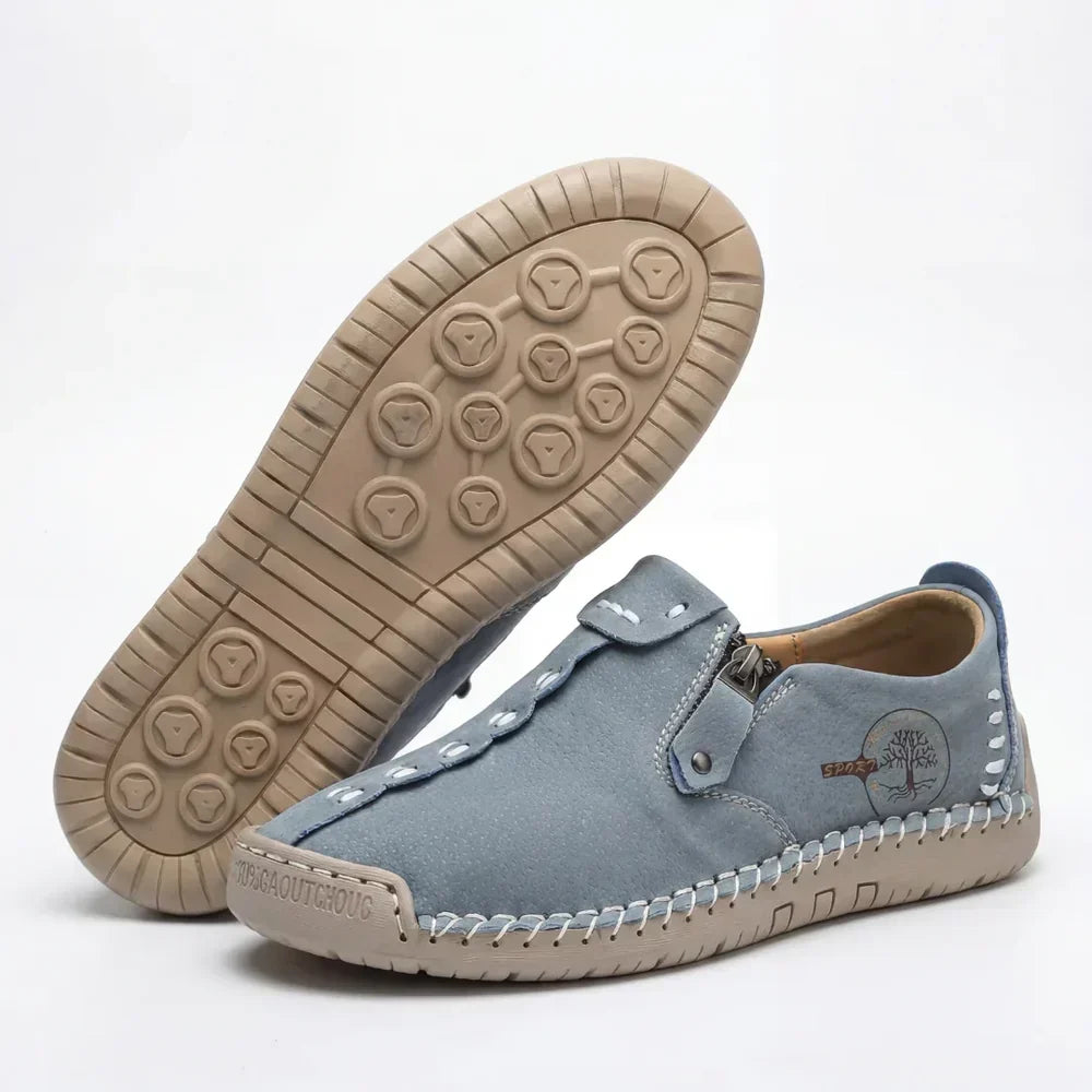 Mocassins Orthopédiques Confort Zippés Élise