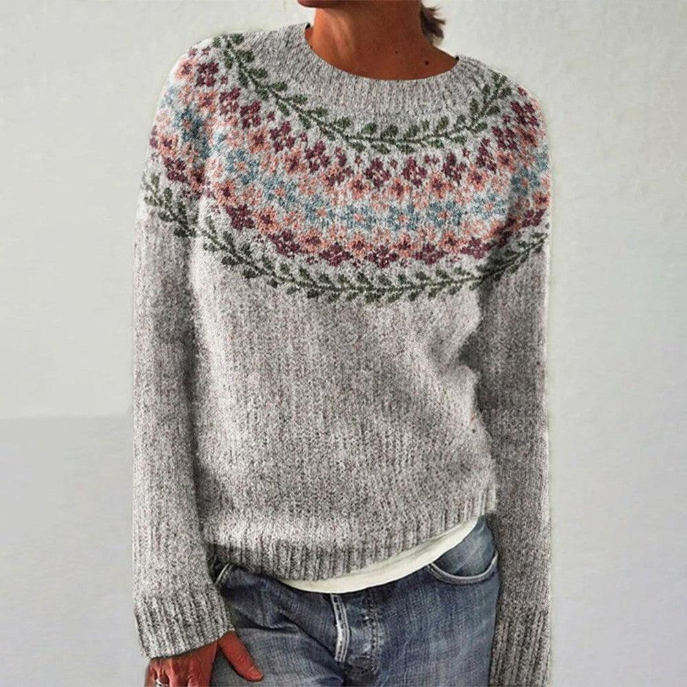 Bridget | Pull Motif Floral Douillet