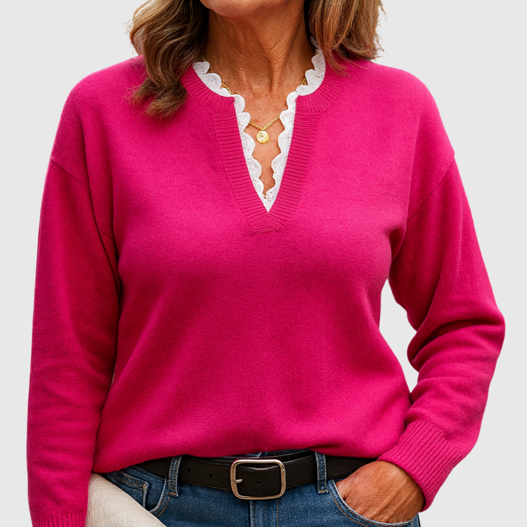 Zaryphine | Pull Col V Élégant