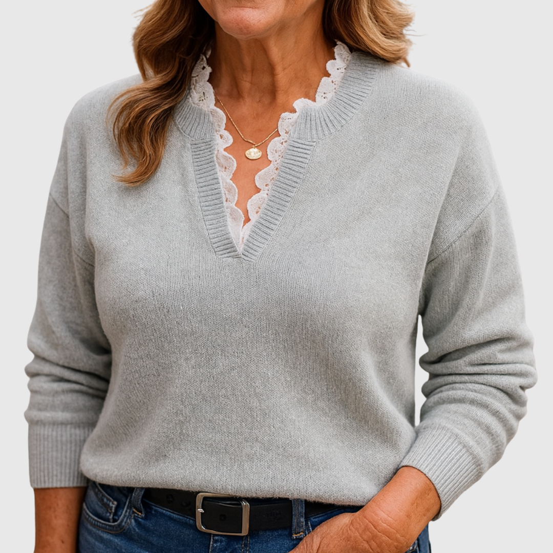Zaryphine | Pull Col V Élégant