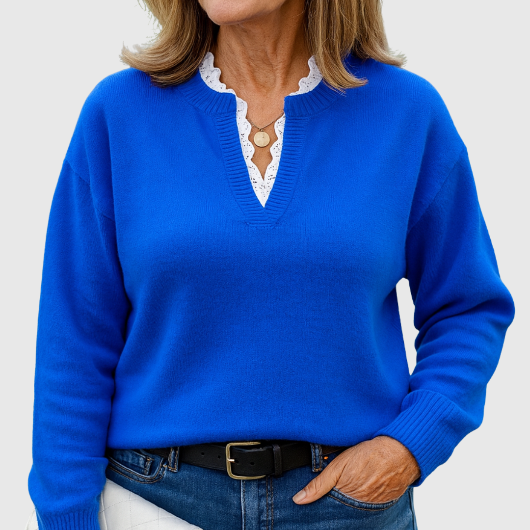 Zaryphine | Pull Col V Élégant