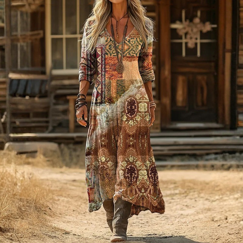 Robe De Style Ethnique Vintage