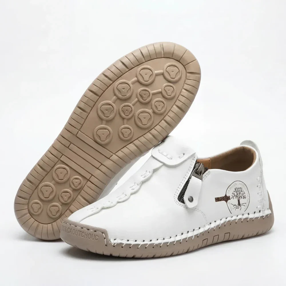 Mocassins Orthopédiques Confort Zippés Élise