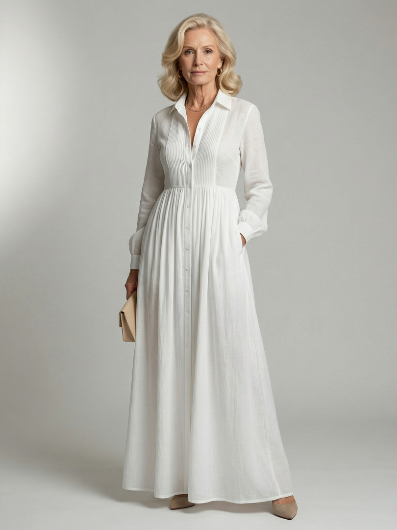 DELACROIX | Robe Maxi Soft Flow Lioren