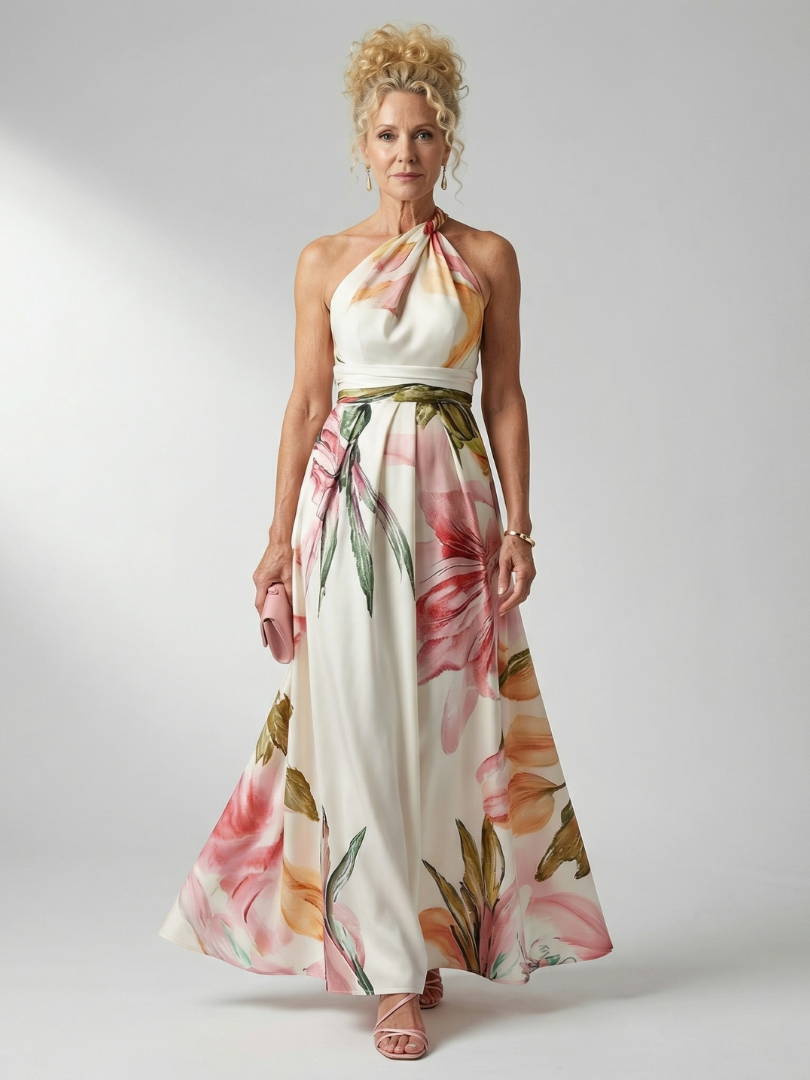 DELACROIX | Robe Maxi Fleurie Légère Amiel