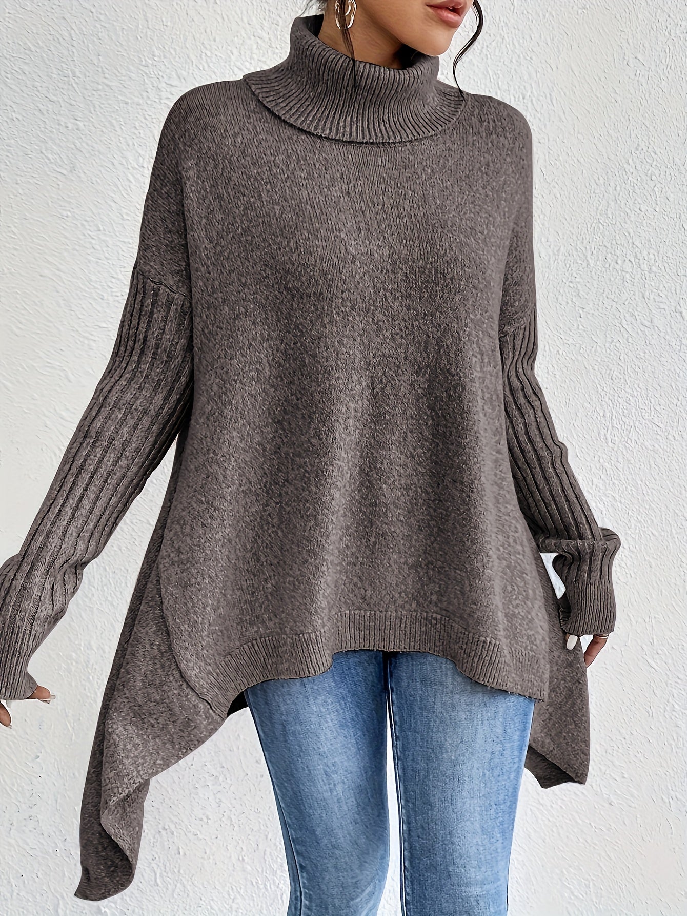 Gabrielle | Pull Col Roulé Ample