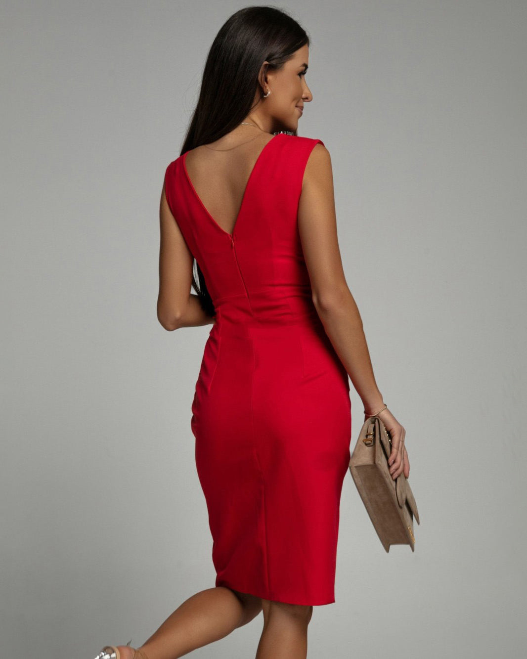 Adrienne™ — Robe élégante drapée à silhouette sculptante