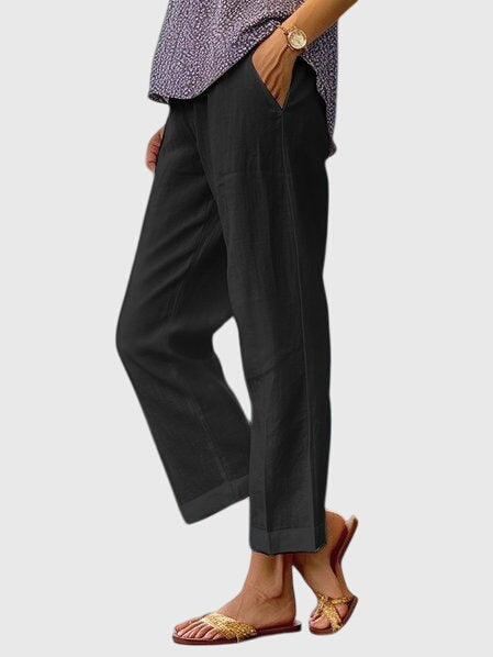 Élise | Pantalon Droit Épuré Intemporel
