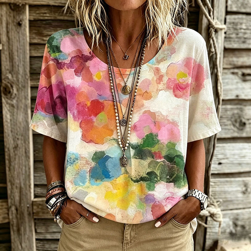T-Shirt Vintage Coloré