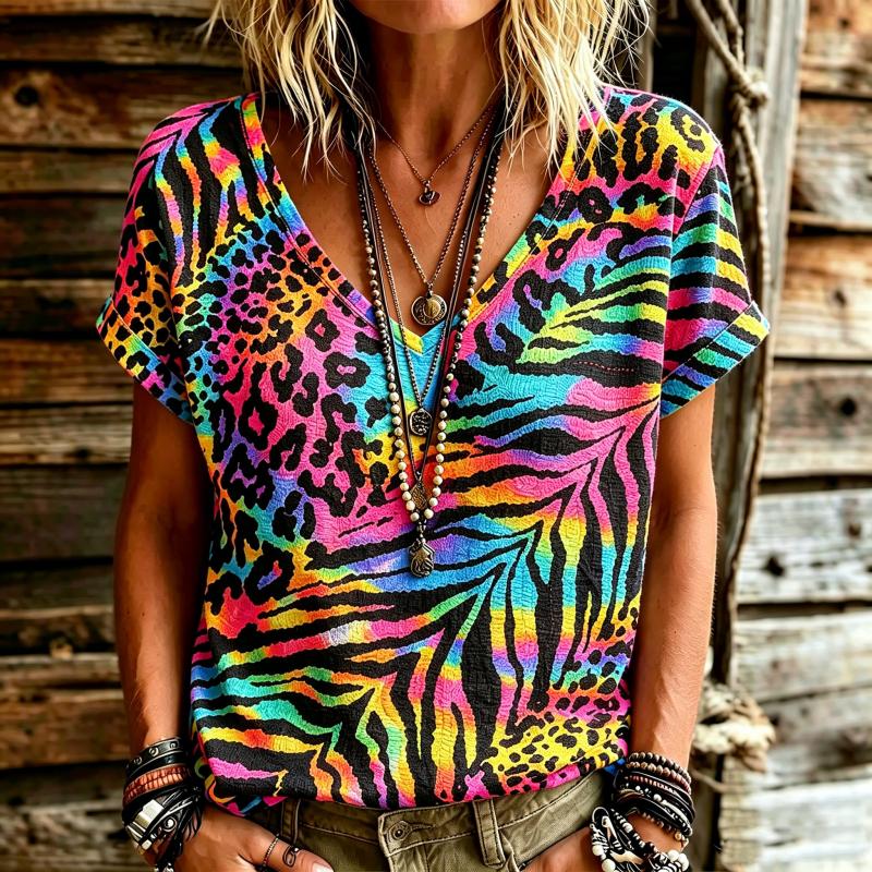 T-Shirt Vintage Coloré