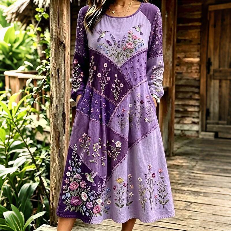 Robe Décontractée À Imprimé Floral