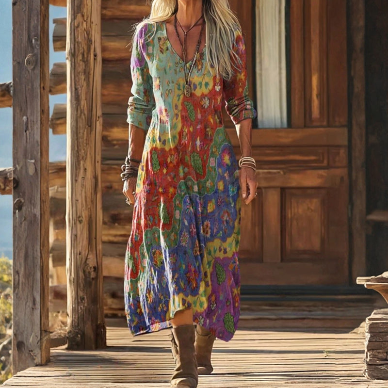 Robe Colorée Vintage