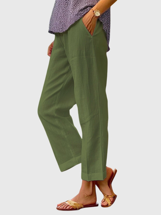 Élise | Pantalon Droit Épuré Intemporel