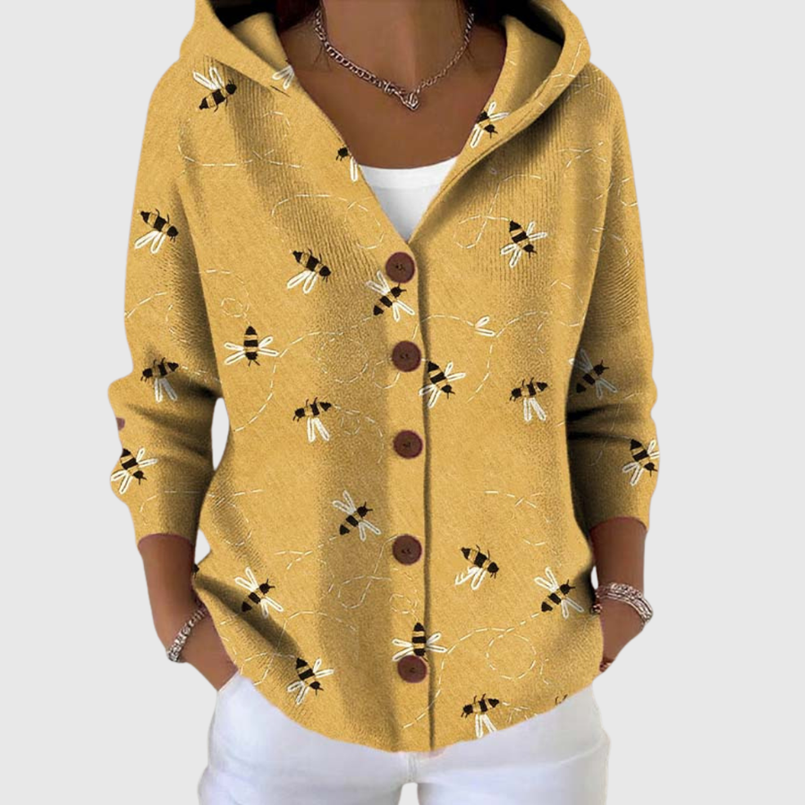 Clotilde | Cardigan Abeilles Douces