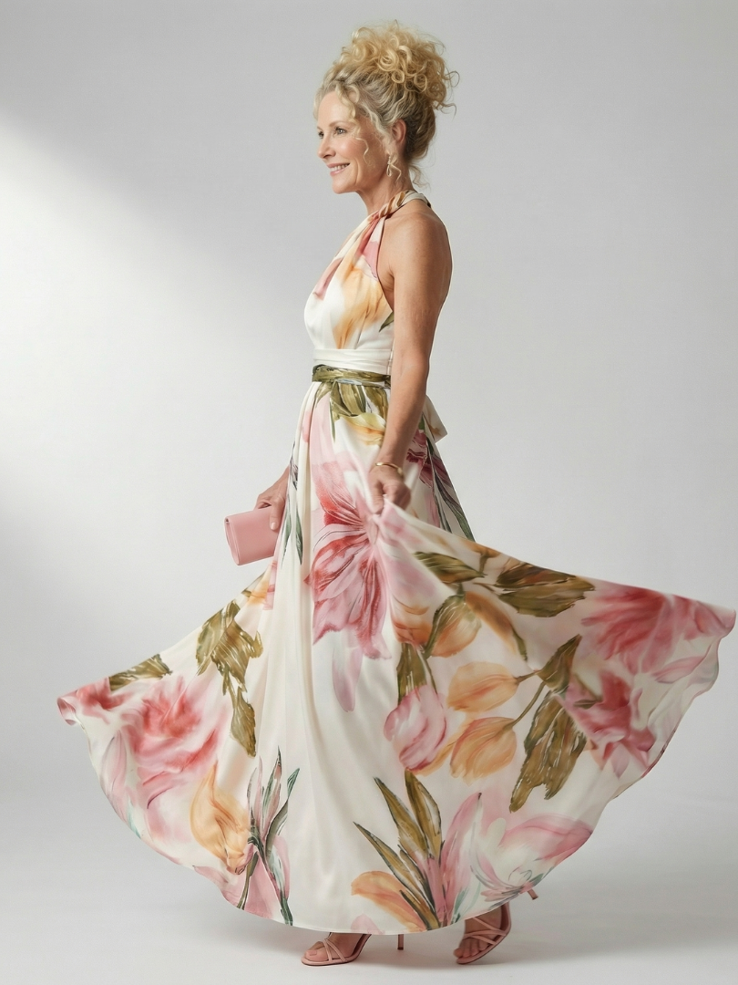 DELACROIX | Robe Maxi Fleurie Légère Amiel