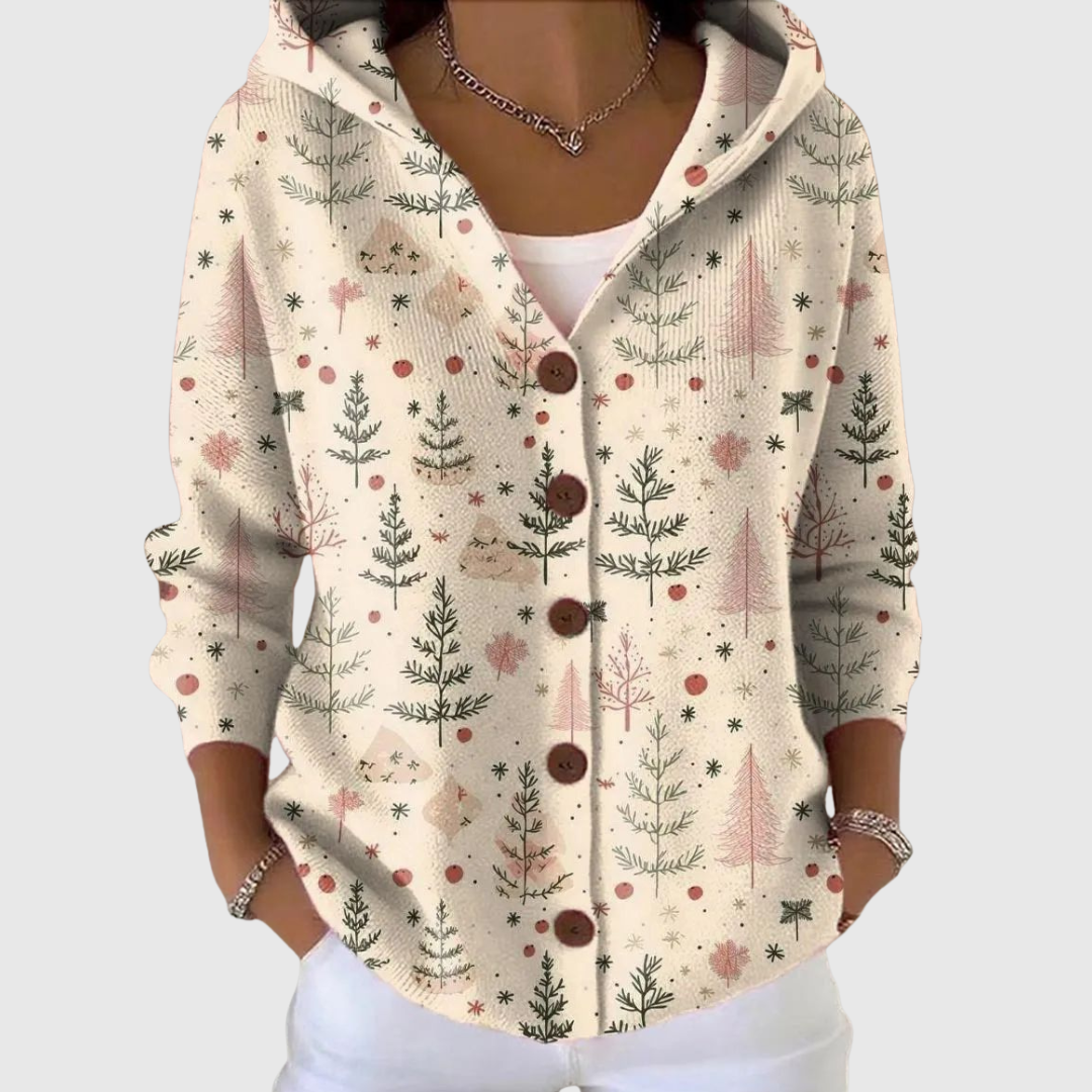 Coralie | Cardigan Forêt Délicate