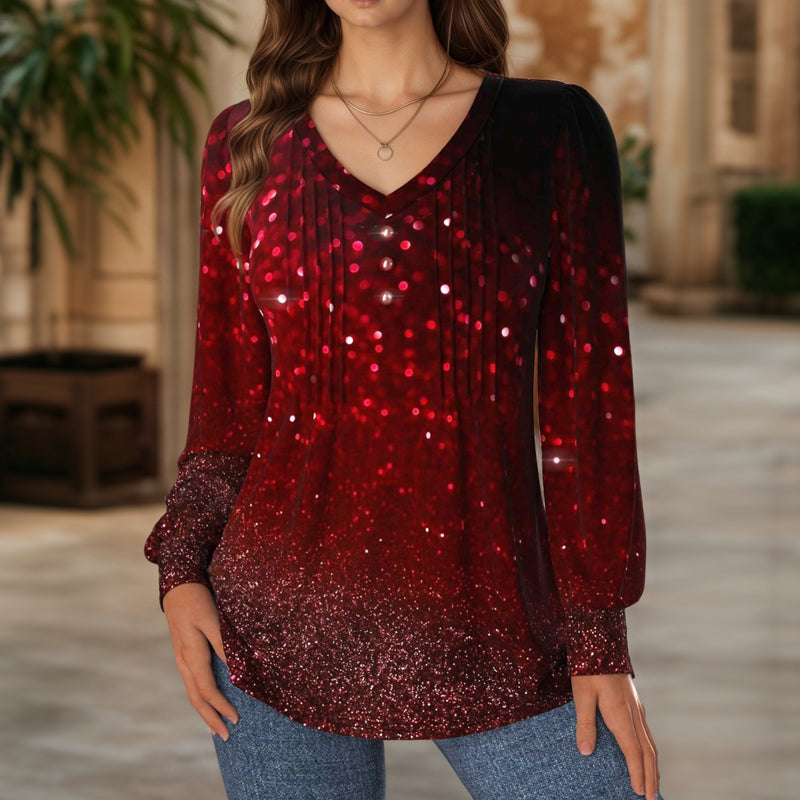 Blouse Décontractée À La Mode