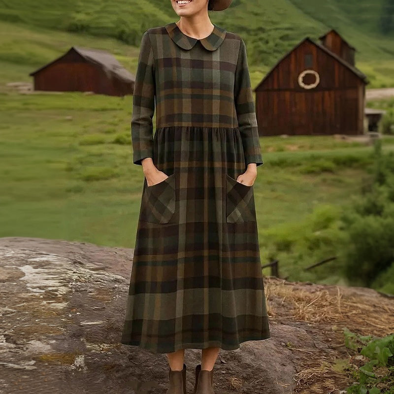 Robe À Carreaux Vintage
