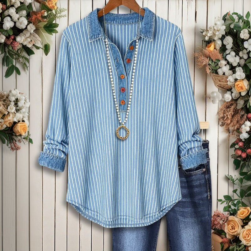 Blouse Rayée Vintage