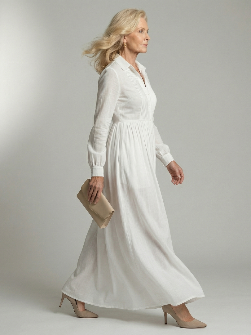 DELACROIX | Robe Maxi Soft Flow Lioren