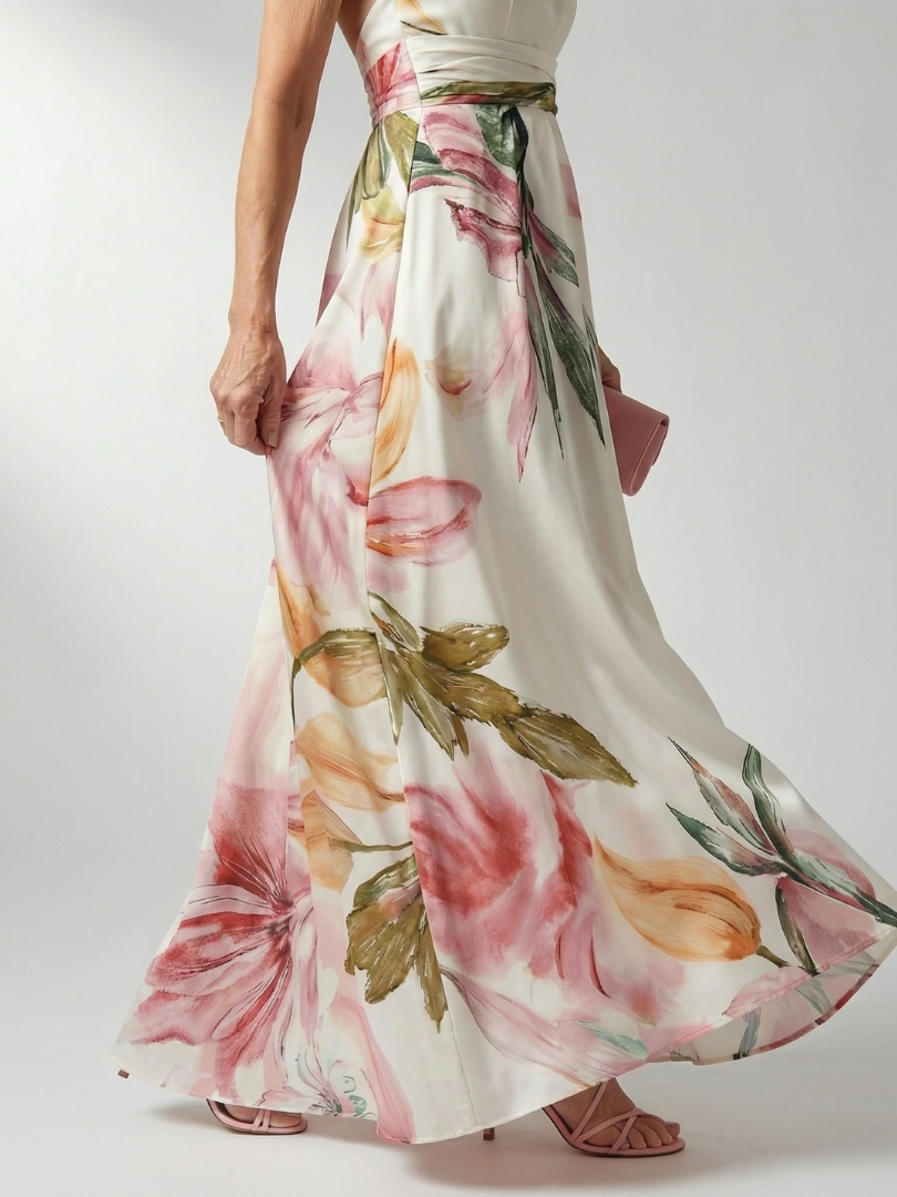 DELACROIX | Robe Maxi Fleurie Légère Amiel