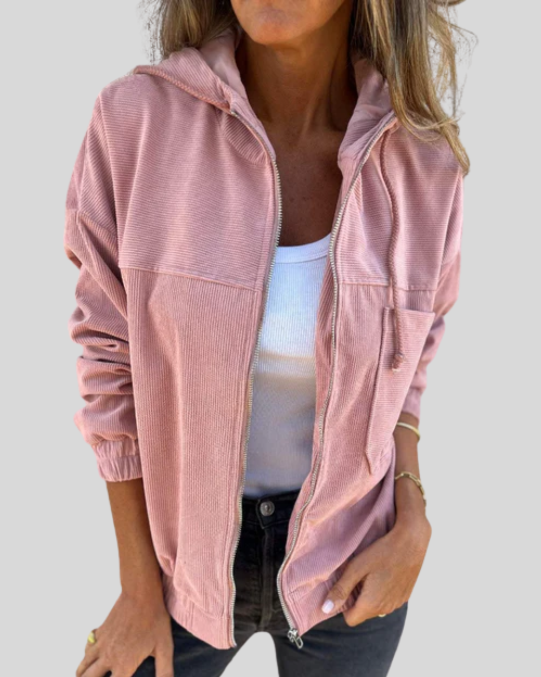 Manon | Veste Zippée Décontractée