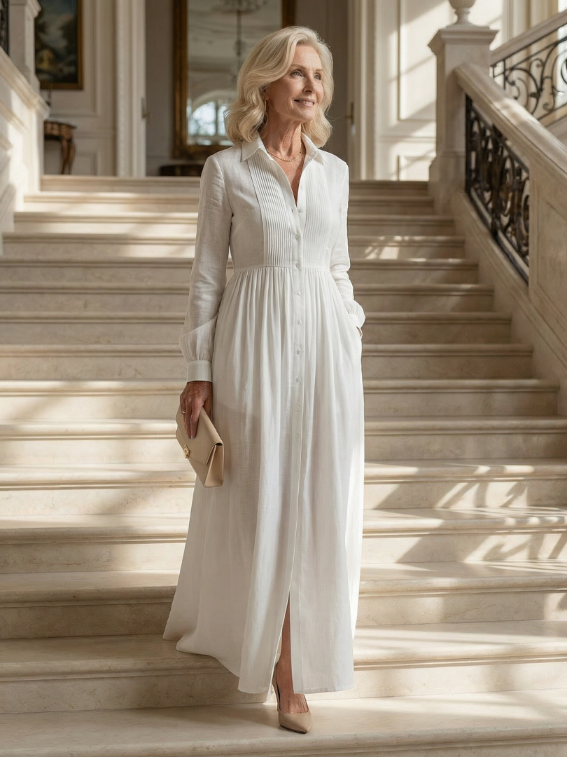 DELACROIX | Robe Maxi Soft Flow Lioren
