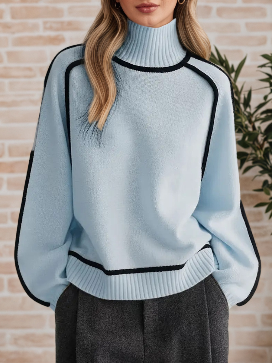 Thaïs | Pull Col Roulé Moderne