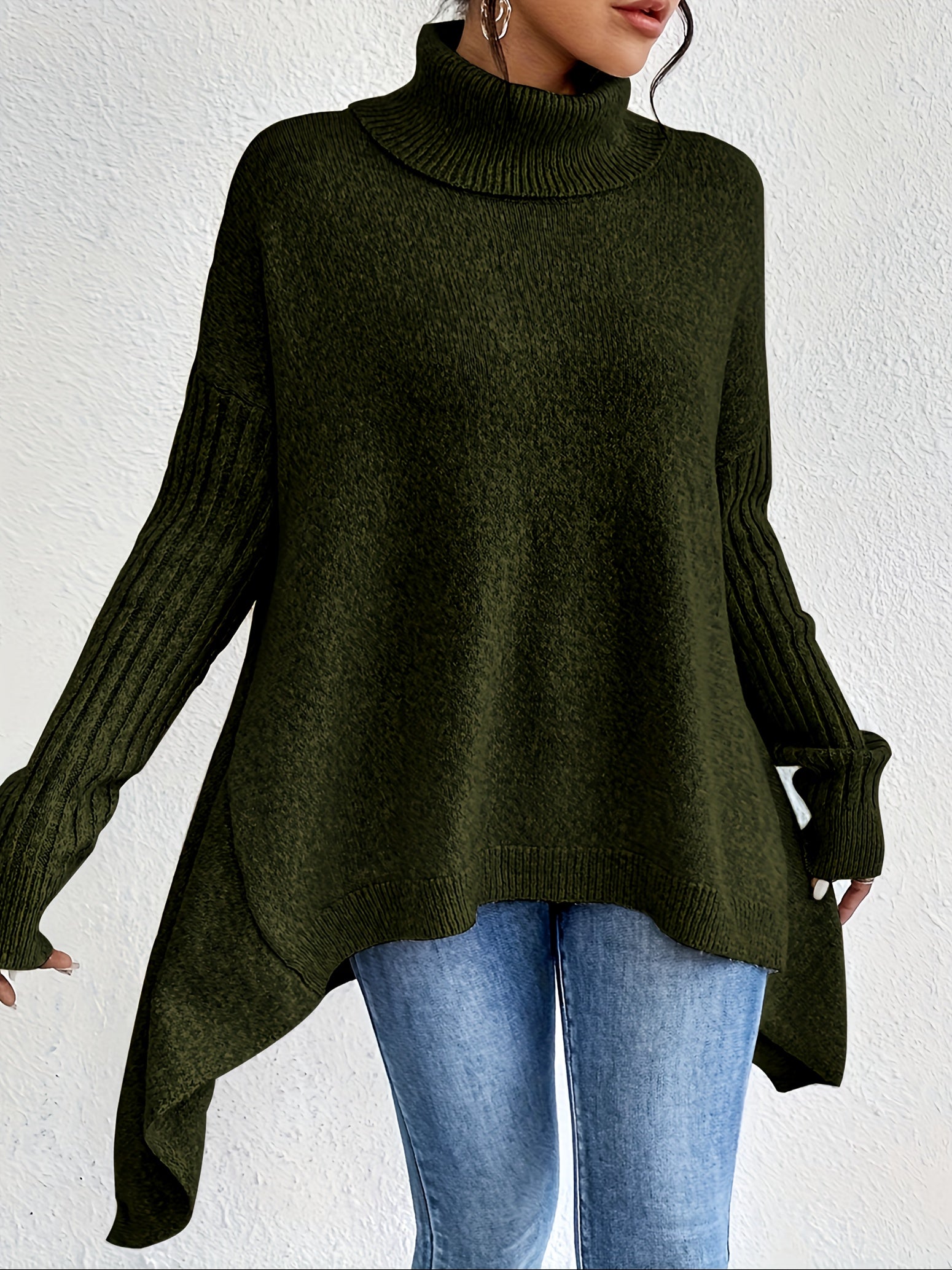 Gabrielle | Pull Col Roulé Ample