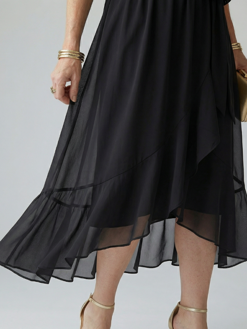 DELACROIX | Robe Midi Drapée Elric