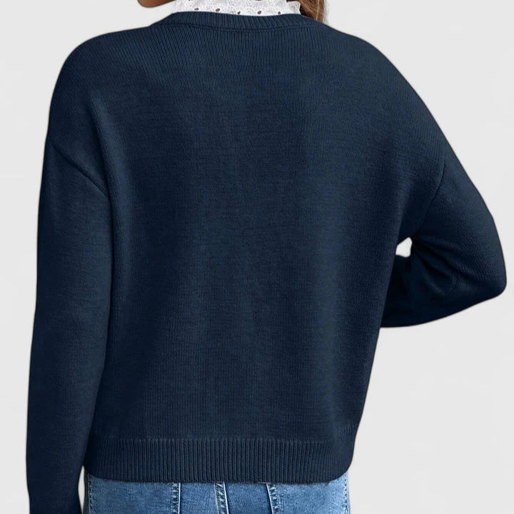 Zaryphine | Pull Col V Élégant