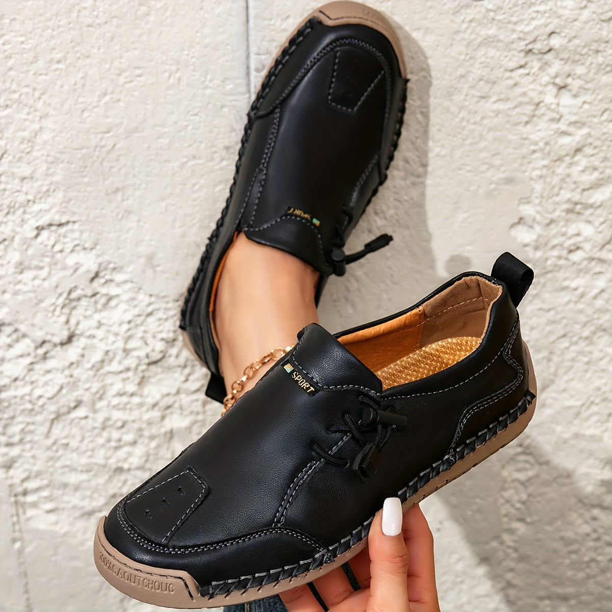 Mocassins Confort Piqués Main Mathilde