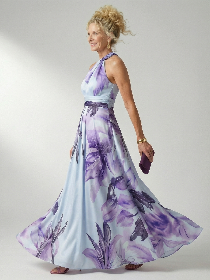 DELACROIX | Robe Maxi Fleurie Légère Amiel