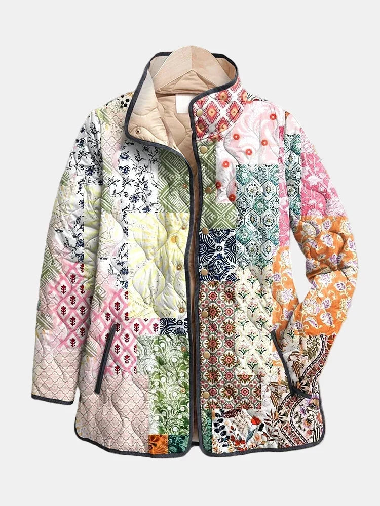 Maison Bellier | Veste Matelassée Patchwork Bohème Florence