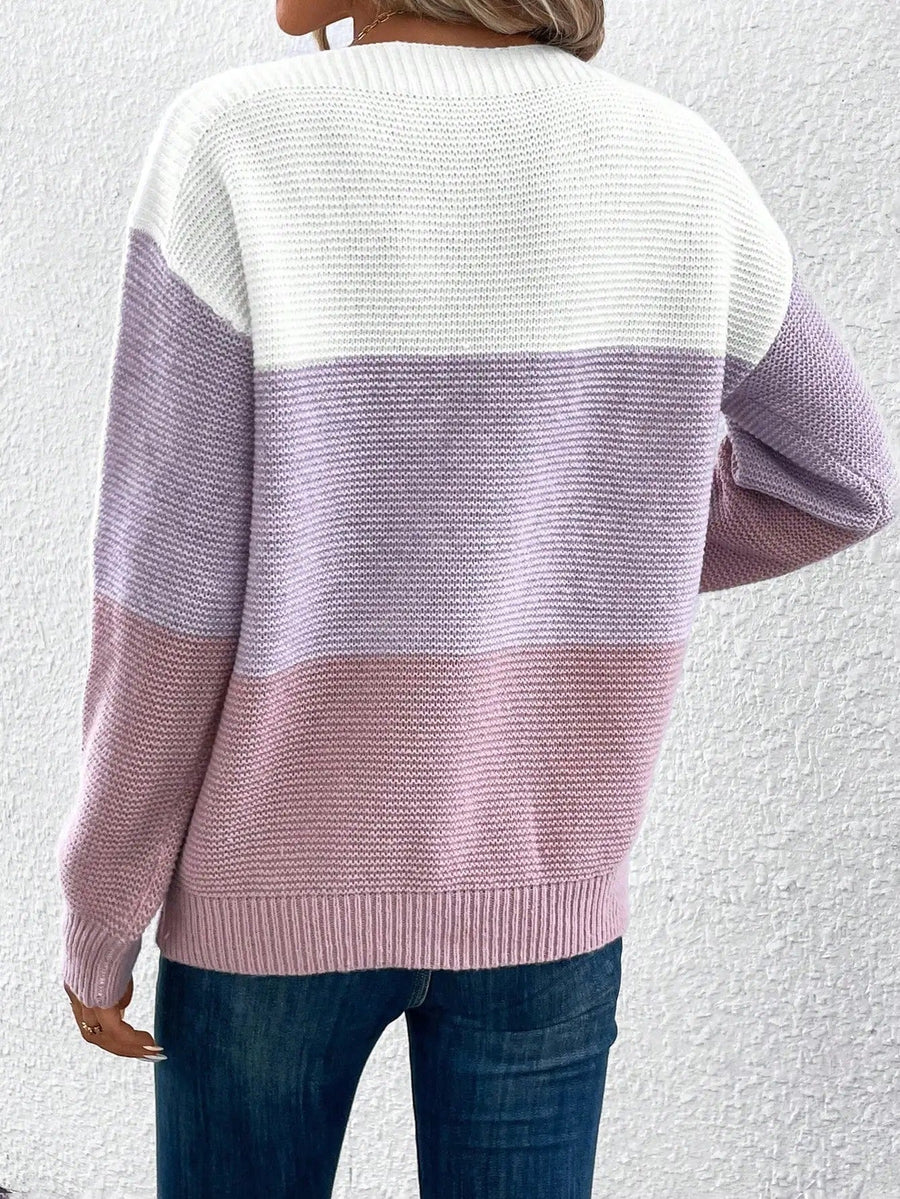 Grace | Pull Rayé Décontracté