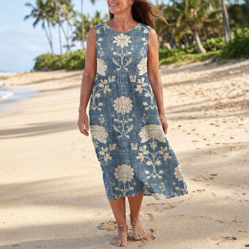 Robe Décontractée À Imprimé Floral