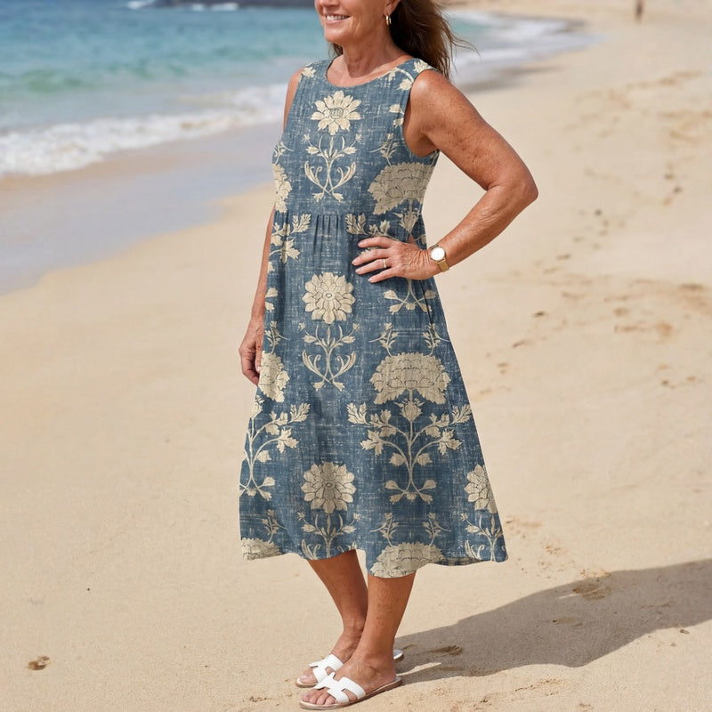 Robe Décontractée À Imprimé Floral