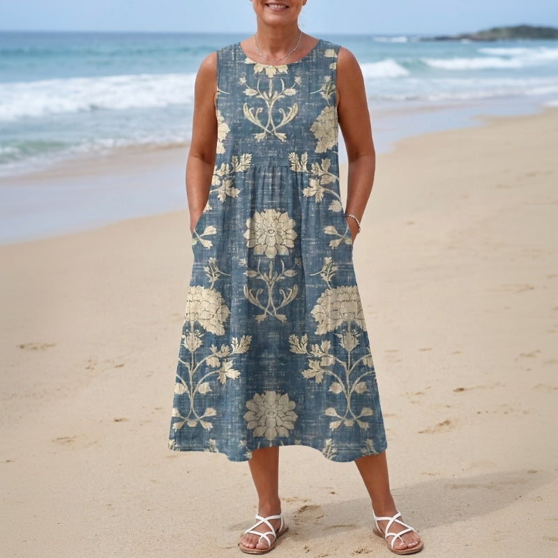 Robe Décontractée À Imprimé Floral