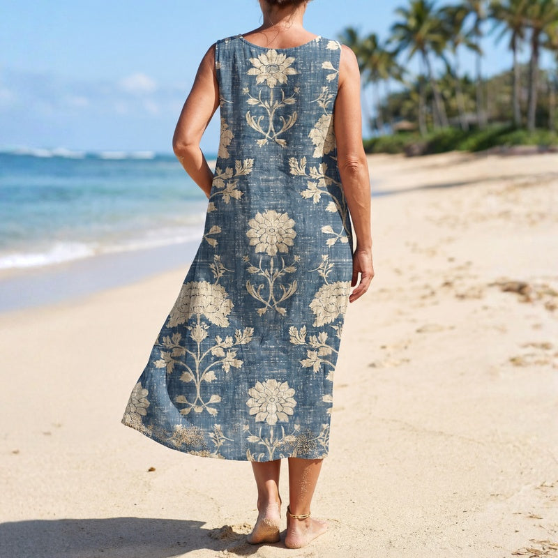 Robe Décontractée À Imprimé Floral