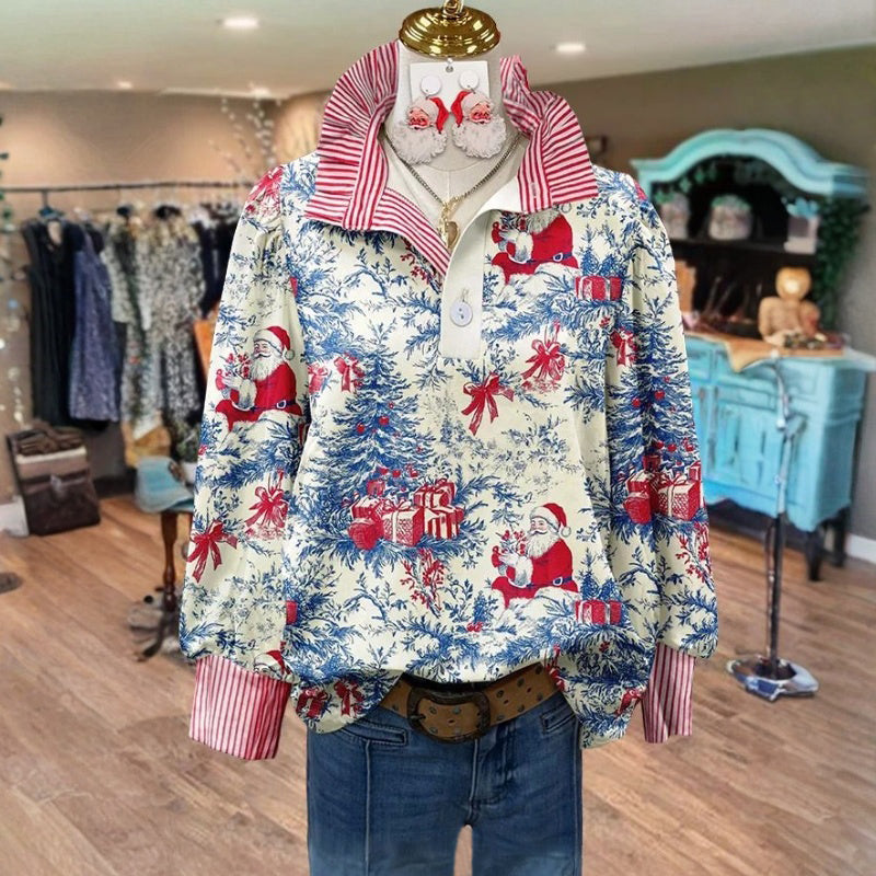 Blouse De Noël Vintage
