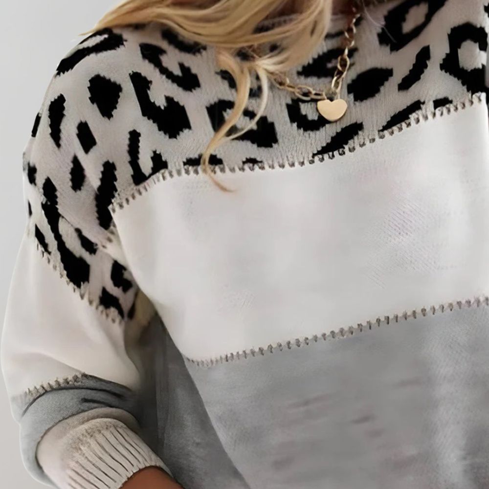 Maëlys | Pull Imprimé Moderne