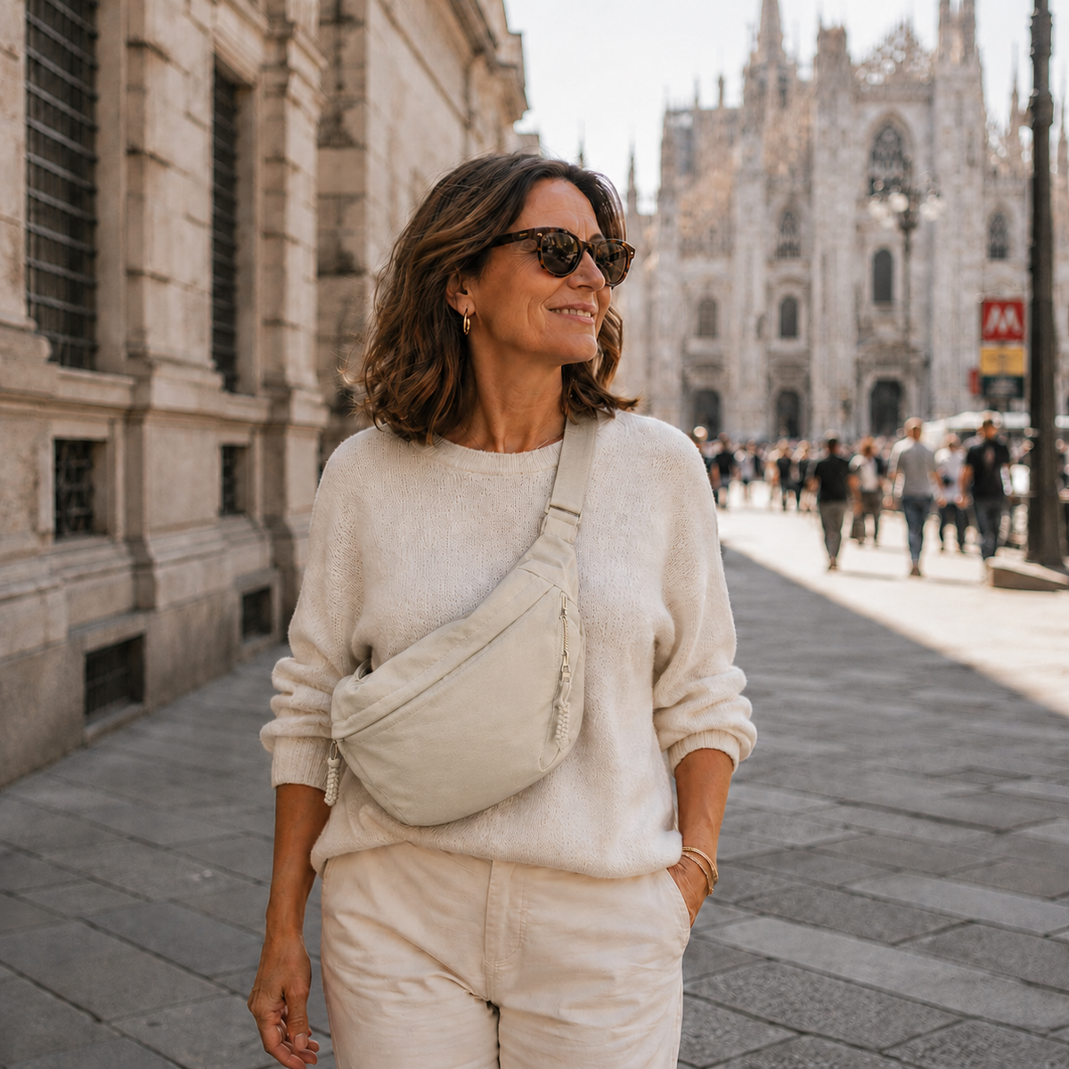 Elena | Sac à bandoulière beige