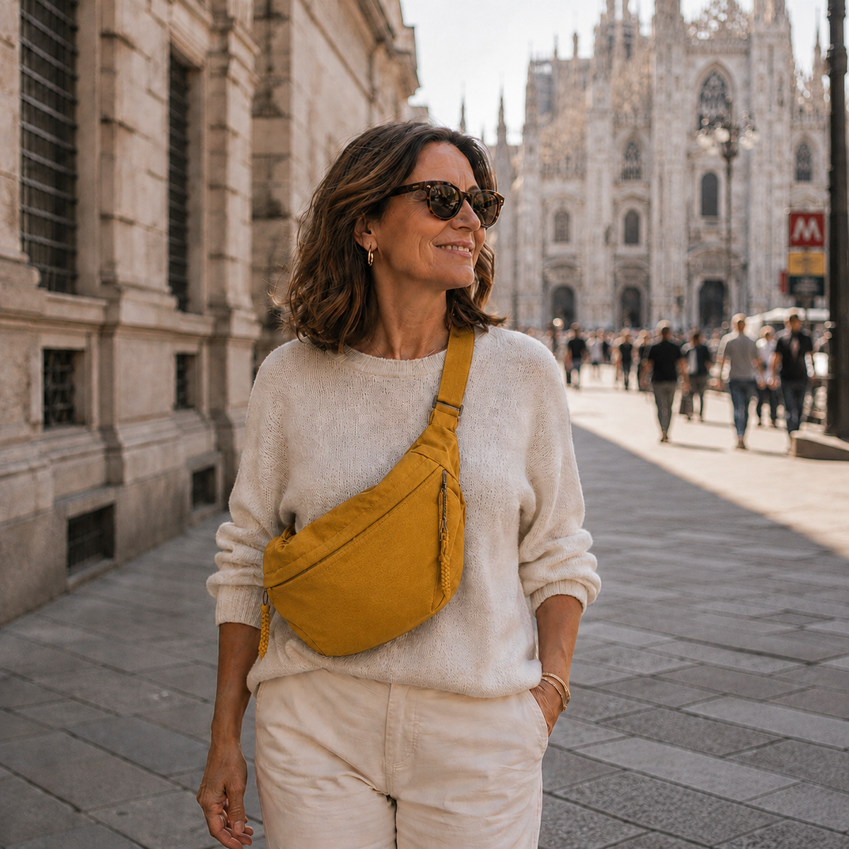 Luce | Sac à bandoulière ocre