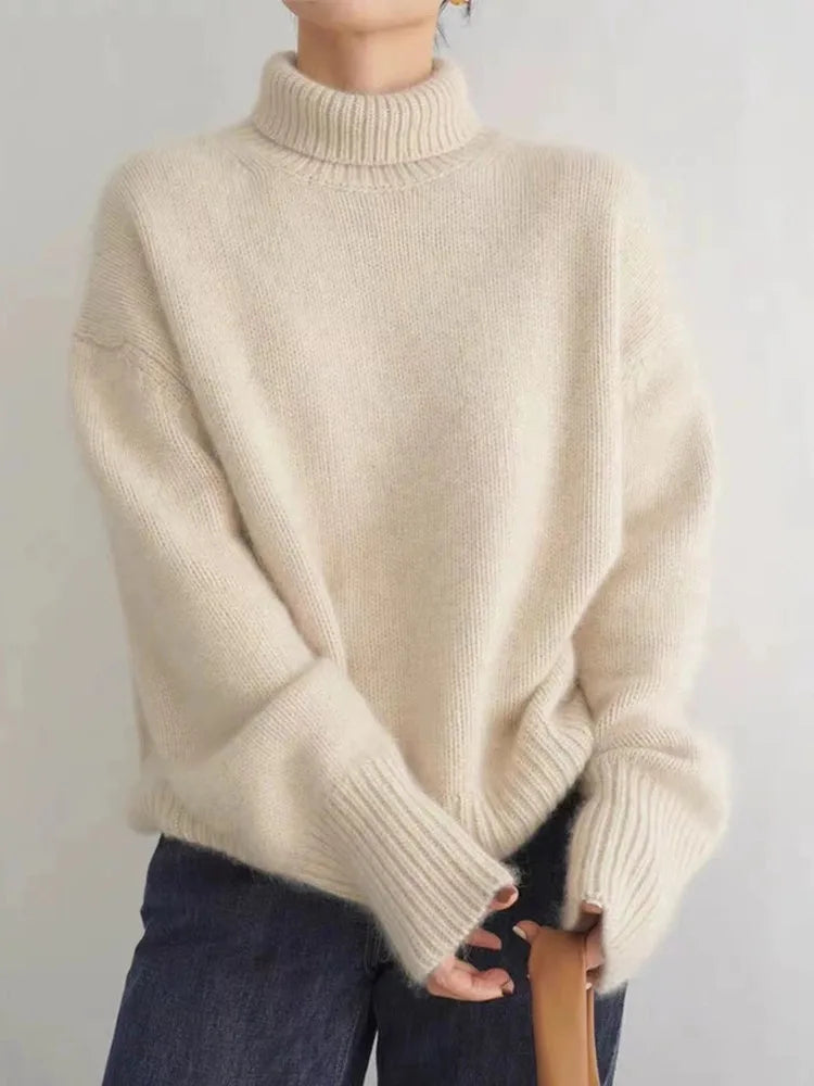 Clotilde | Pull Col Roulé Intemporel