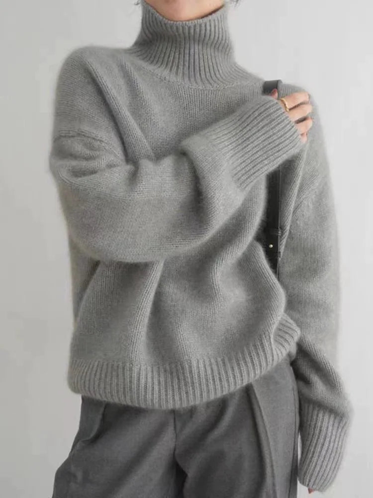 Clotilde | Pull Col Roulé Intemporel